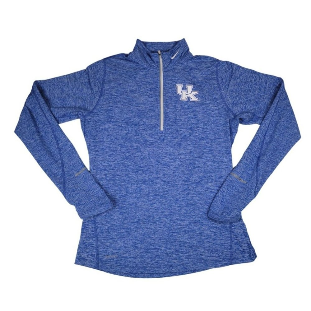 Nike Shirt Women's Size Medium Blue Dri-Fit University Of Kentucky Wildcats